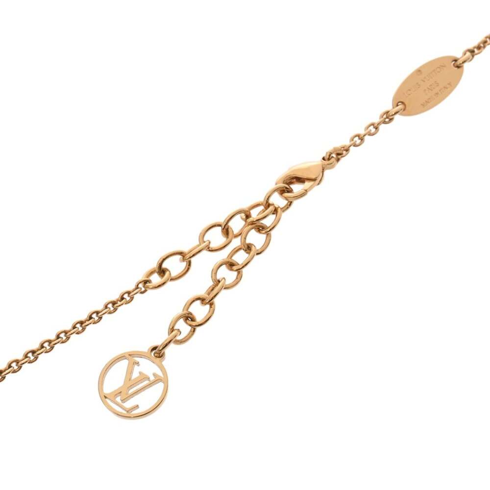 LOUIS VUITTON Gold Necklace - Picture 5 of 8
